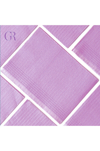 Grovie Uygulama Masası İçin Su Geçirmez Üç katmanlı Tabla Örtüsü - Mor 125 Ad...