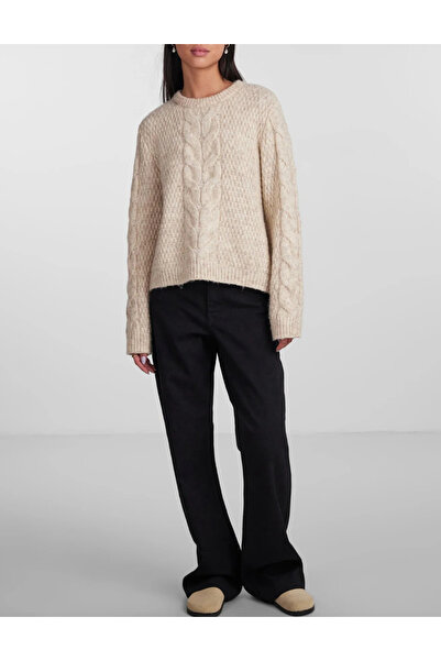 PIECES sweater, beige