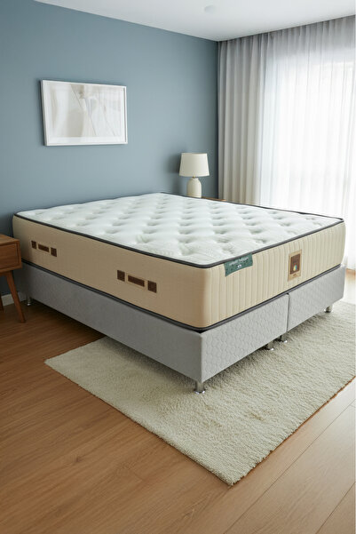 VELMONT Lotus Hybrid Therapy Yatak 28 cm | Doğal Lateks + Coconut Lifli | Ort...