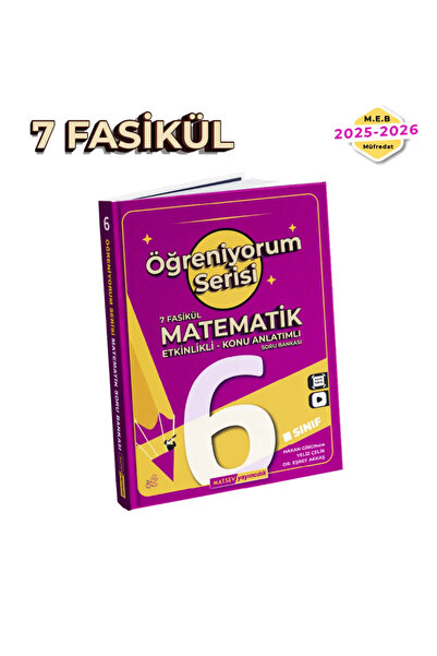 Matsev Yayıncılık 6.Sınıf Öğreniyorum Matsev 7 Fasikül 2025 2026