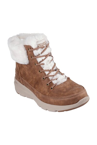 SKECHERS Γυναικεία χειμερινά παπούτσια SKECHER GLACIAL ULTRA WONDERLAND, καφέ