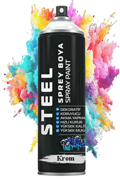 Minopi Gümüş Sprey Boya 200 ml Hızlı Kuruyan Renkli Profesyonel Ahşap Plastik...