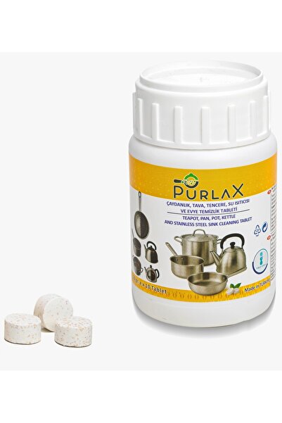 PURLAX Tencere, Tava, Demlik Temizleme Tableti (100 Gr.)
