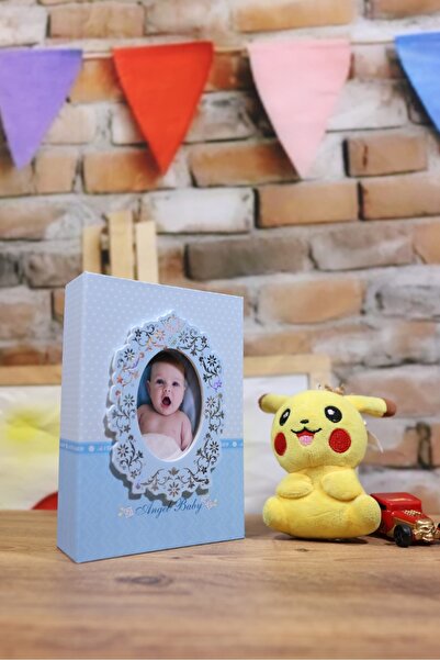 NRCN ألبوم صور للأطفال مقاس 10 × 15 سم 100 مع نافذة أزرق