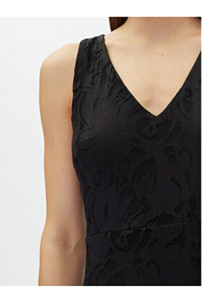 VILA Γυναικείο Φόρεμα Κοκτέιλ 14107400 Μαύρο