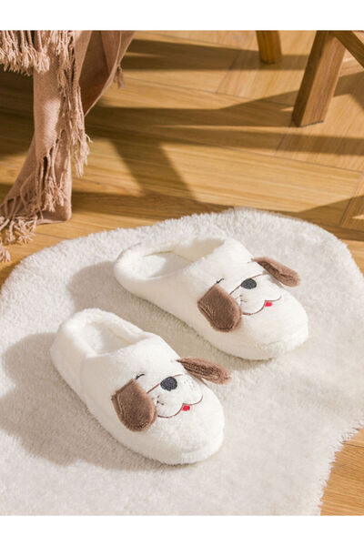 LC Waikiki Papuci de casă pentru femei cu broderie de animale