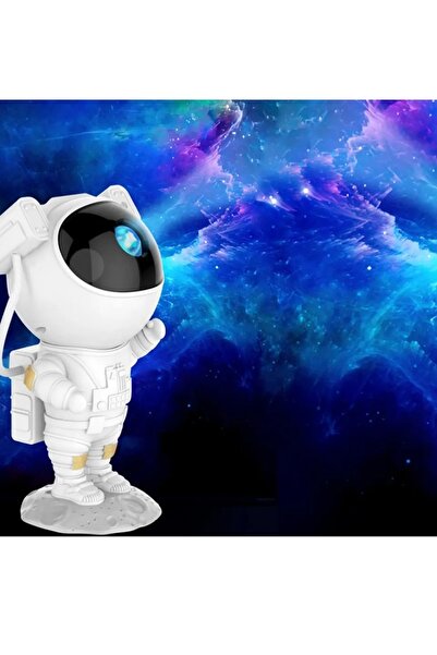 NRCN Astronot Projektör Gece Lambası Yıldız Galaxy Efekti
