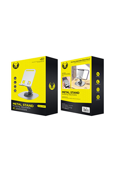 Youfo ستاند مكتبي للجوال دوار 360° وقابل للطي لجميع الهواتف