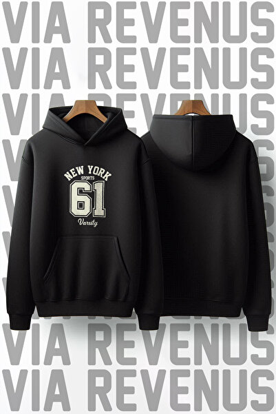 Vordevia Φούτερ με κουκούλα New York Printed