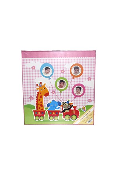 NRCN 20 ورقة [40 صفحة] ألبوم أطفال لاصق (وردي)