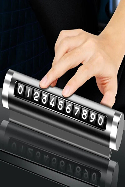 Pastimore Araç Park Telefon Numaratörü Çevirmeli Ayarlı Torpido Üstü Silindir Numaratör