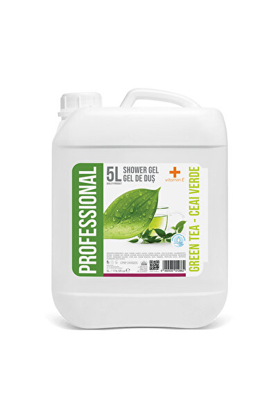 Sense Gel de duș pentru hotel 5L - Ceai verde + Vitamina E