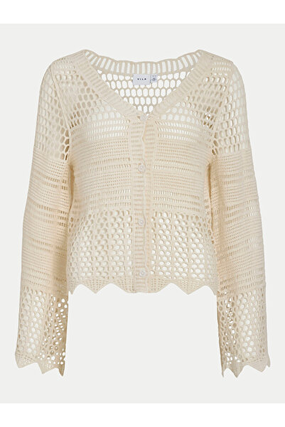 VILA Γυναικεία Ζακέτα 14106325 Μπεζ