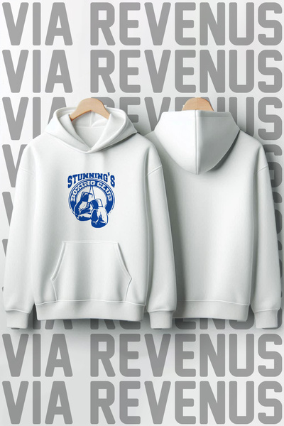 Vordevia Φούτερ με κουκούλα με στάμπα του Boxing Club της Stunning's