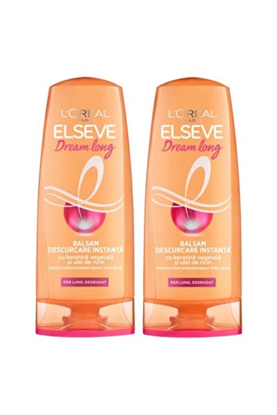 L'Oreal Paris Dream Long Instant Repair Conditioner Set for Long, Damaged Hair, 2 x 200 ml