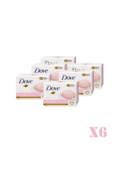 Dove Set Sapun Crema Pink, 6 Bucati x 90 g