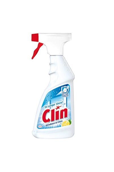 Clin Set Detergent Geamuri Windows & Glass Lemon, 4 Bucati x 500 ml