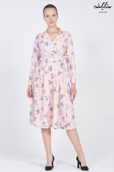 Stylish فستان قصير بودره