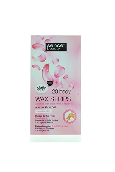 SENCE Pachet 3 X Benzi Depilatoare Corp Piele Sensibila 20buc