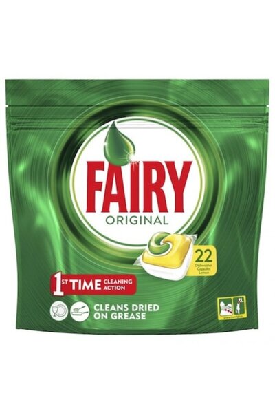 Fairy Capsule detergent 22 buc Lămâie