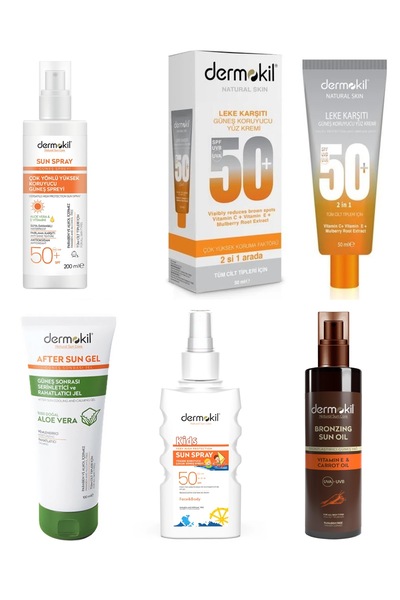 Dermokil 50+ Spf Güneş 5’Li Süper Avantaj Set