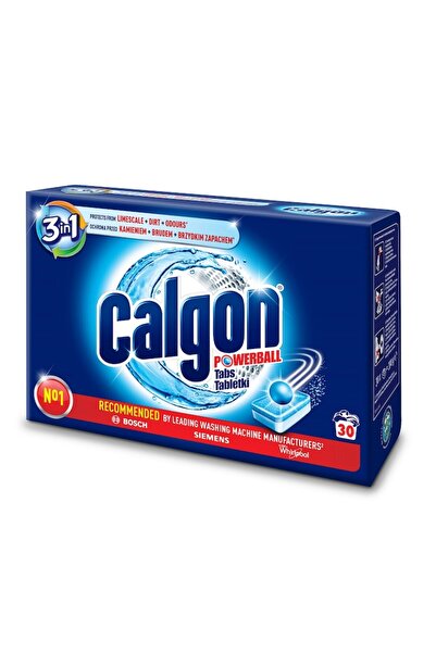 Calgon Set 2 Pachete Tablete Anticalcar 3 in 1 Powerball, 60 buc