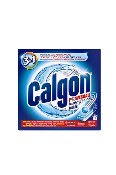 Calgon Pachet 3 X Anticalcar tablete 3 in 1 Power Ball 15 buc