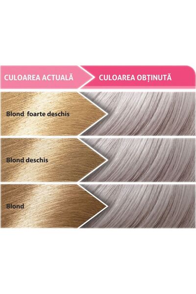 Loncolor Pachet 2x Vopsea de păr Ultra cu amoniac 10.19 Blond argintiu intens