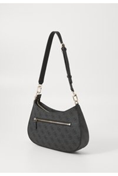 Guess NOELLE II TOP ZIP SHOULDER BAG - Handbag - Coal