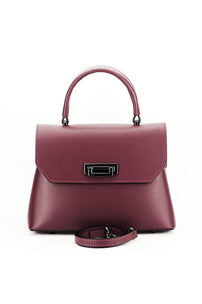 MADE İN ITALY Women's genuine leather bag B-8972 123 Purple