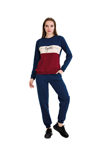 MOPİ Crew Neck Soft Two Thread Pocket Tracksuit Set