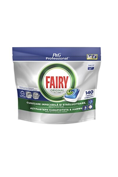 Fairy Detergent original multifuncțional pentru mașina de spălat vase, 140 capsule
