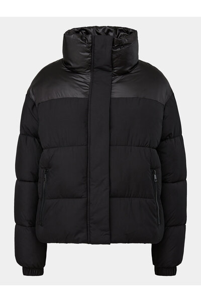 s.Oliver Γυναικείο Μπουφάν S Oliver με Πούπουλα 10.2.11.16.160.2136955 Μαύρο