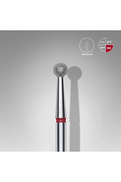 STALEKS Elmas Küre Freze, Kırmızı, Çap 3,5 mm