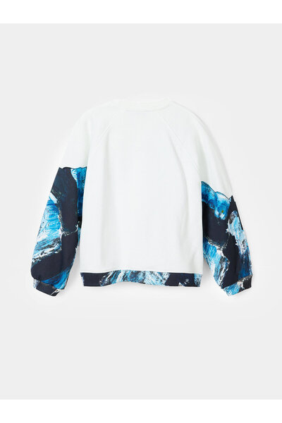 Desigual Φούτερ για αγόρια 23WBSK06 Λευκό