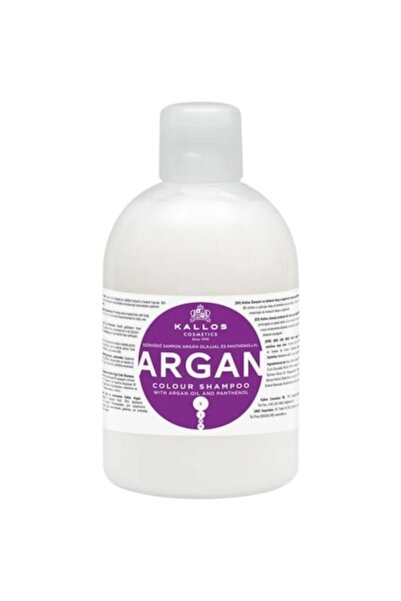 Kallos Set 3 x Sampon Argan, pentru Par Vopsit, cu Ulei de Argan, 1 l