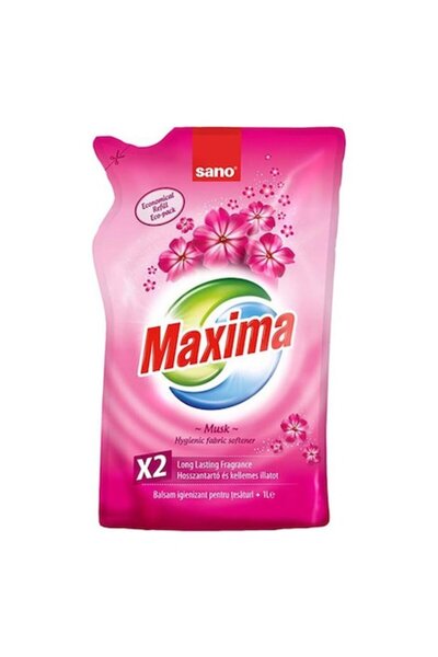 Sano Set Rezerva Balsam de Rufe Maxima Musk, 3 Bucati x 1 l