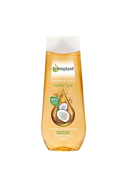 ELMIPLANT Set 3 x Gel de Dus Exotic Spa, cu Ulei de Cocos, Marula si Buriti, 400 ml