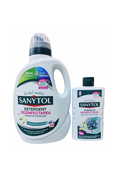 Sanytol Detergent de rufe dezinfectant Prospetime Florala, 1.7l, 34 spalari