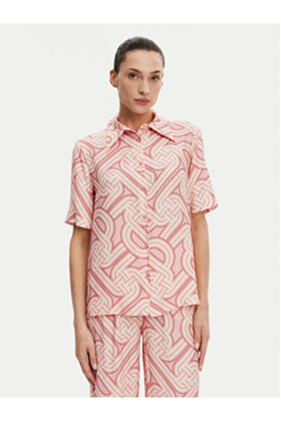 Silvian Heach Γυναικείο Πουκάμισο GPP25414CA Εκρού, Ροζ