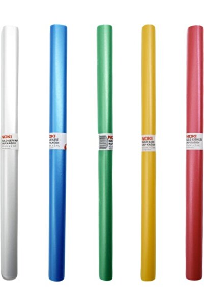 Noki 40CMX2M Rulo Kaplık Defter Kabı 5 Renk Set