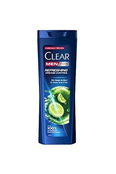 Clear Set 2 x Shampoo Men Refreshing Grease Control Lemon, 360 ml