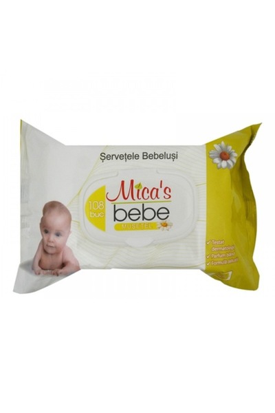 Mica'S Pachet 3 X Servetele Umede Cu Capac Micas Bebelusi Musetel 108buc
