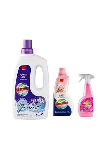 Sano Pachet detergent MAXIMA POWER GEL 3L (60 utilizări)