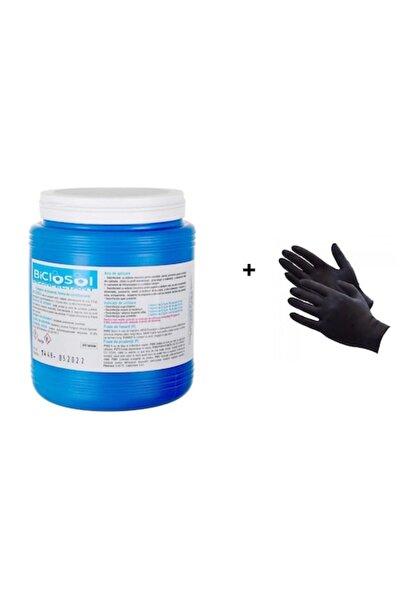 Biclosol Drinking Water Disinfectant Set - 300 Tablets + 1 Pair Black Nitrile Gloves (L)