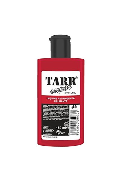 Farmec Set 4 x Loțiune astringentă calmantă pentru bărbați Tarr Super, 150 ml,