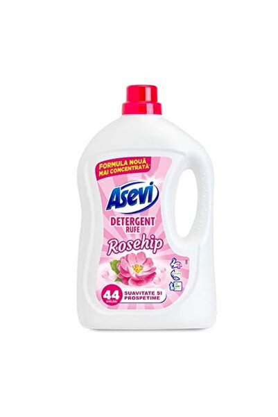 ASEVI Detergent Lichid Rufe Rosehip Trandafir Salbatic 44 spalari 2.376L
