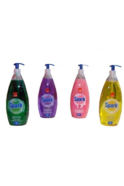 Sano Pachet detergent de vase Spark cu pompă Sensitive+ Lavandă+ Lămâie+ Cast...
