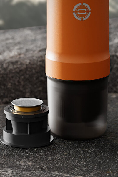 Bork Taşınabilir Kahve Makinesi C 610 GG, Hızlı Espresso, Seyahat İçin