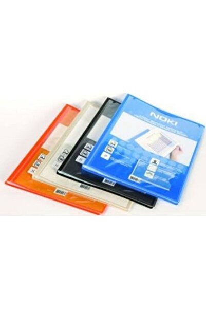 Noki 30-Pocket Presentation File Blue